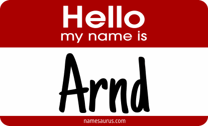 Hello my name is Arnd png download