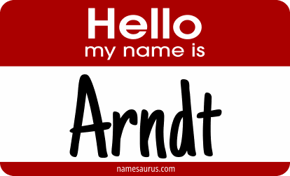 Hello my name is Arndt png download
