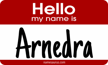 Hello my name is Arnedra png download