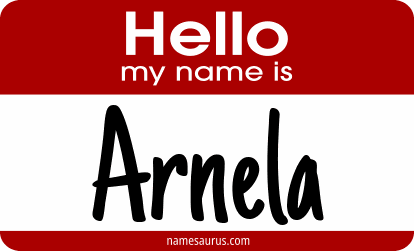 Hello my name is Arnela png download