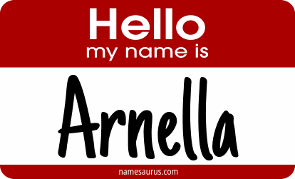 Hello my name is Arnella png download