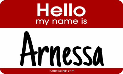 Hello my name is Arnessa png download