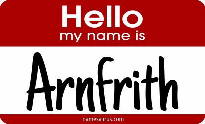 Hello my name is Arnfrith png download