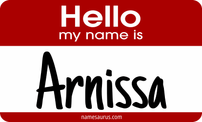 Hello my name is Arnissa png download