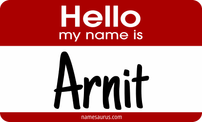 Hello my name is Arnit png download