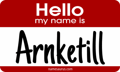 Hello my name is Arnketill png download