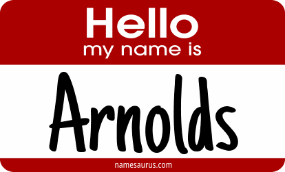 Hello my name is Arnolds png download
