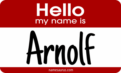 Hello my name is Arnolf png download