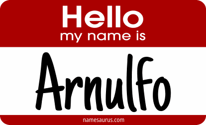 Hello my name is Arnulfo png download
