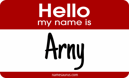 Hello my name is Arny png download