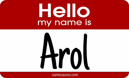 Hello my name is Arol png download