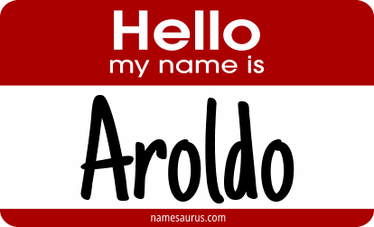 Hello my name is Aroldo png download