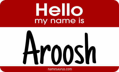 Hello my name is Aroosh png download