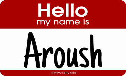 Hello my name is Aroush png download