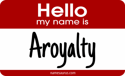Hello my name is Aroyalty png download