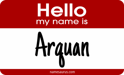Hello my name is Arquan png download
