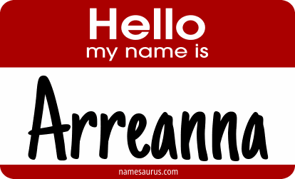 Hello my name is Arreanna png download