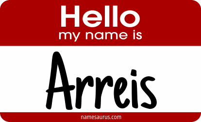 Hello my name is Arreis png download
