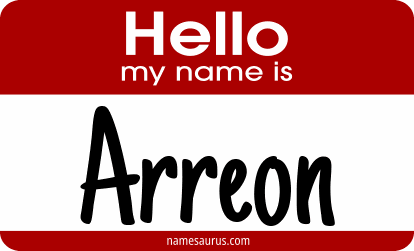 Hello my name is Arreon png download