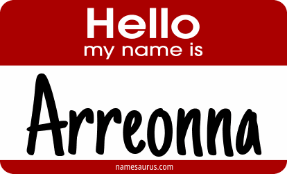 Hello my name is Arreonna png download