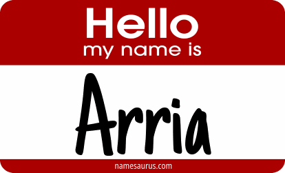 Hello my name is Arria png download