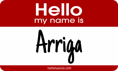 Hello my name is Arriga png download