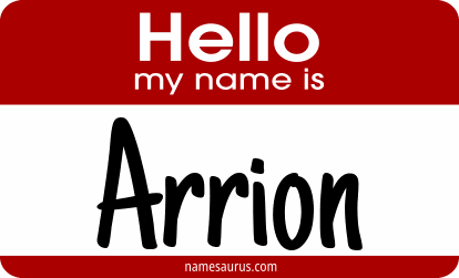 Hello my name is Arrion png download