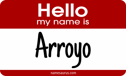 Hello my name is Arroyo png download