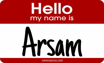 Hello my name is Arsam png download