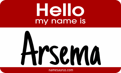 Hello my name is Arsema png download
