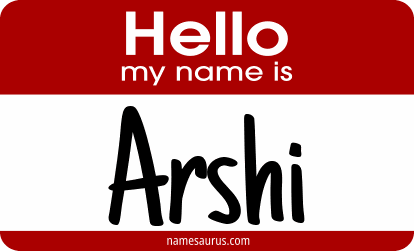 Hello my name is Arshi png download