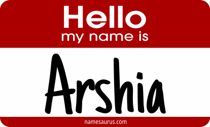 Hello my name is Arshia png download