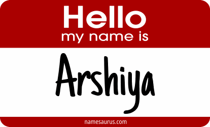 Hello my name is Arshiya png download