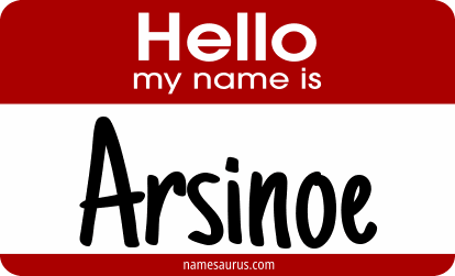 Hello my name is Arsinoe png download