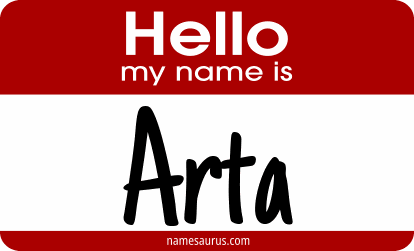 Hello my name is Arta png download