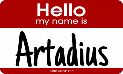 Hello my name is Artadius png download