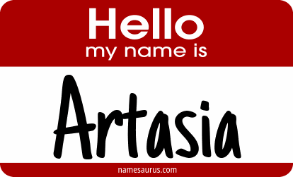 Hello my name is Artasia png download