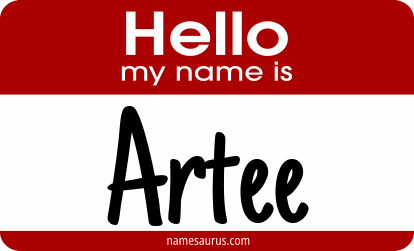 Hello my name is Artee png download