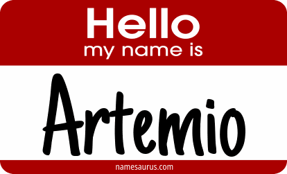 Hello my name is Artemio png download