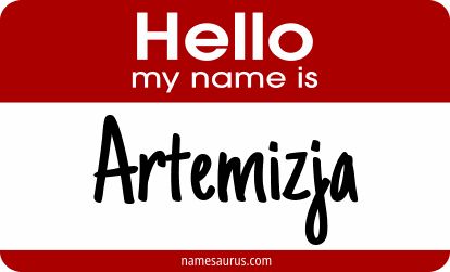 Hello my name is Artemizja png download