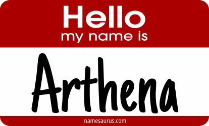 Hello my name is Arthena png download