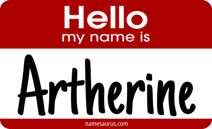 Hello my name is Artherine png download