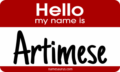 Hello my name is Artimese png download