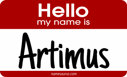 Hello my name is Artimus png download