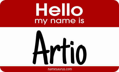 Hello my name is Artio png download