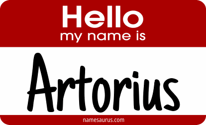 Hello my name is Artorius png download