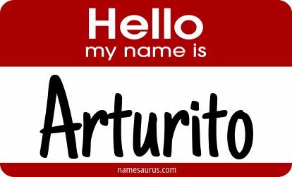 Hello my name is Arturito png download