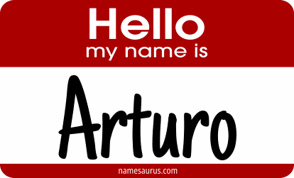Hello my name is Arturo png download