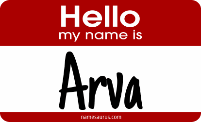 Hello my name is Arva png download