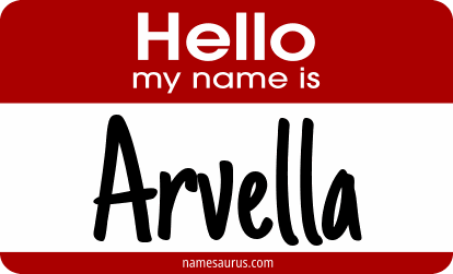 Hello my name is Arvella png download